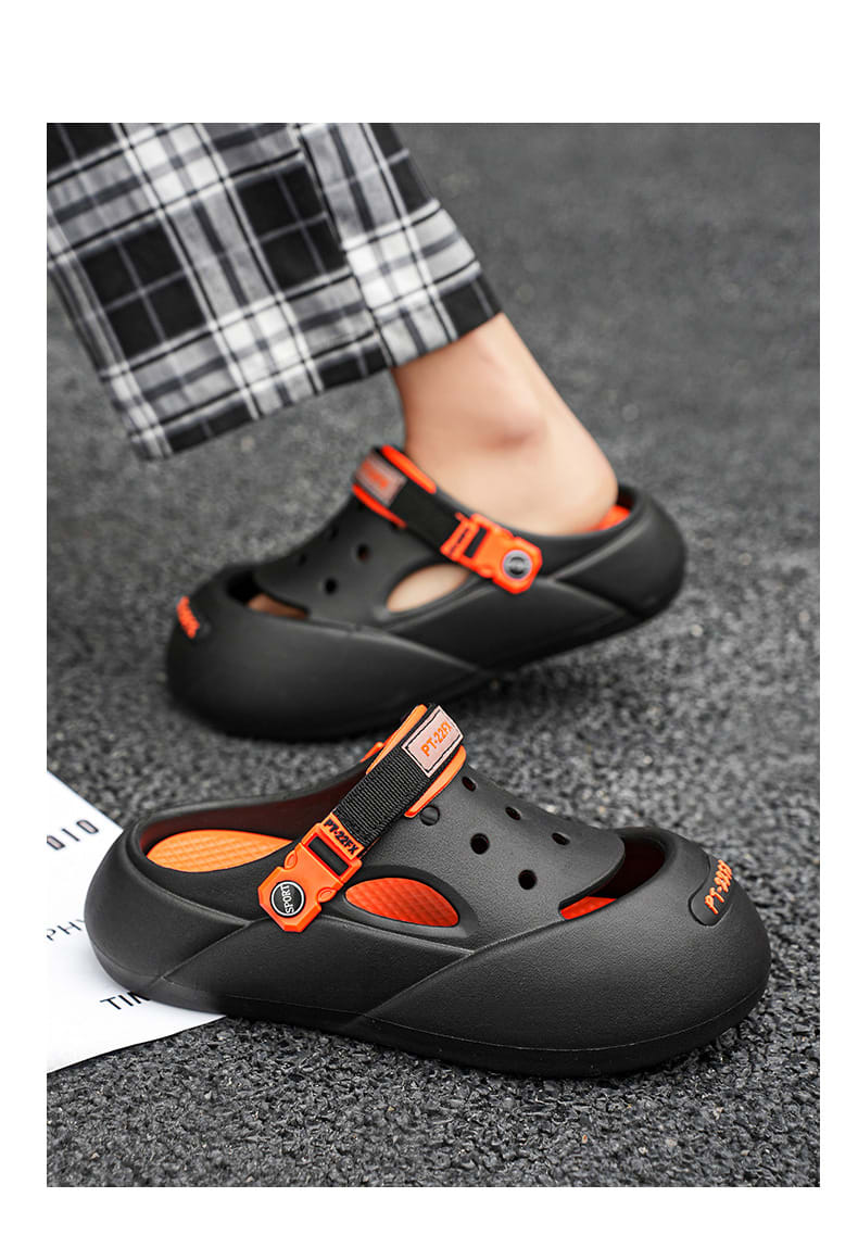 Men's Outerwear Casual Trend Color Matching Slippers view 16