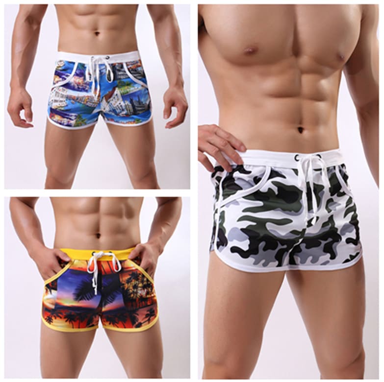 Printed Men's Beach Arro Workout Shorts view 7