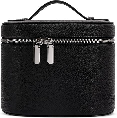 Elastic Band Leather Cosmetic Bag Large Capacity view 8