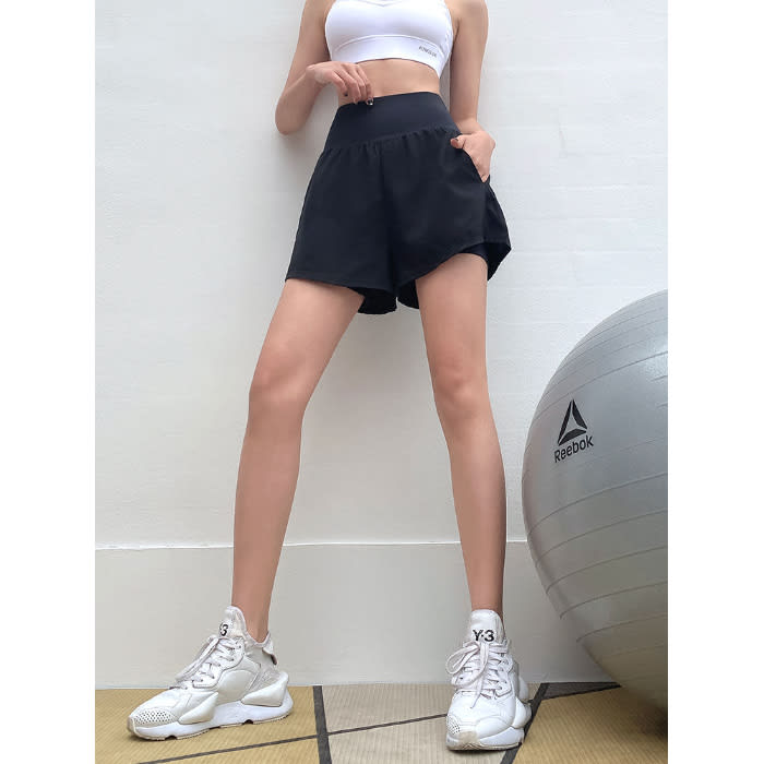 Running Training Breathable Yoga Pants Outer Wear Summer Thin High Waist Belly Contracting view 3