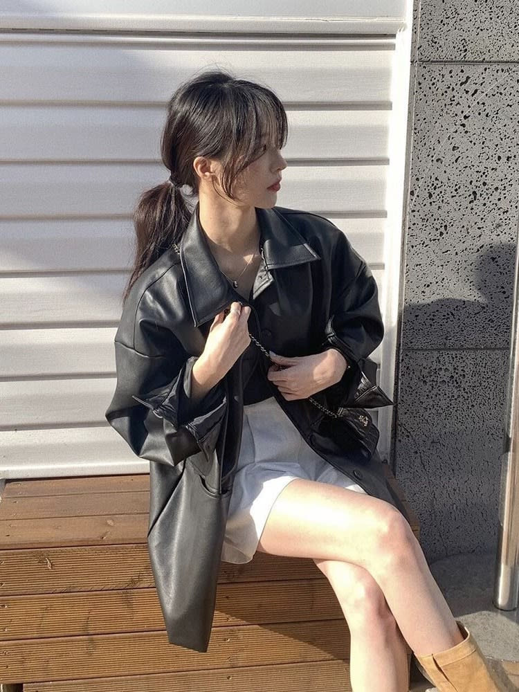 Women's Fashionable Loose All-match Jacket view 2