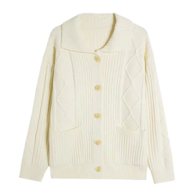 Outerwear Loose Casual Stretch Long Sleeve Sweater view 6