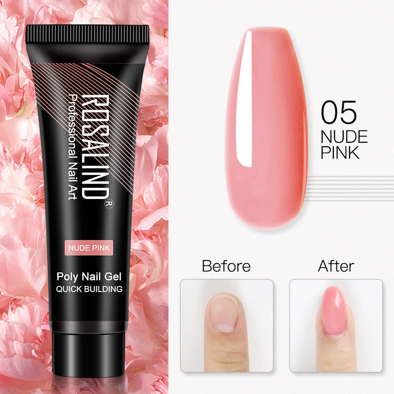 ROSALIND Manicure Extended Glue 15ml Crystal UV view 7