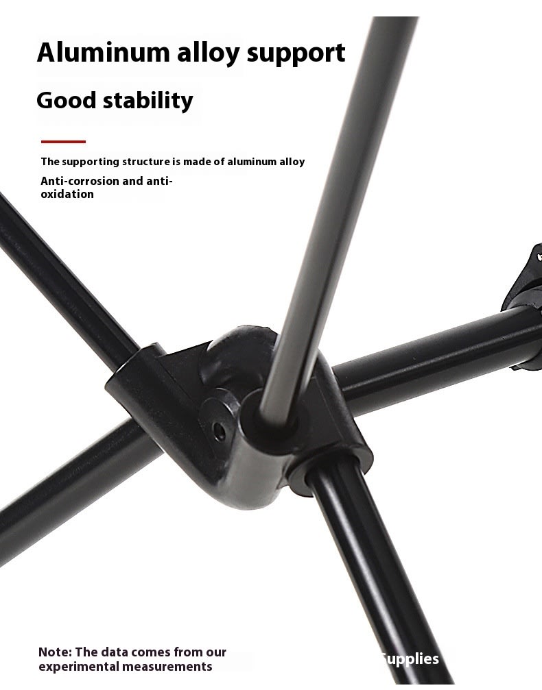 Creative And Minimalist All Aluminum Alloy Bracket Chair view 5