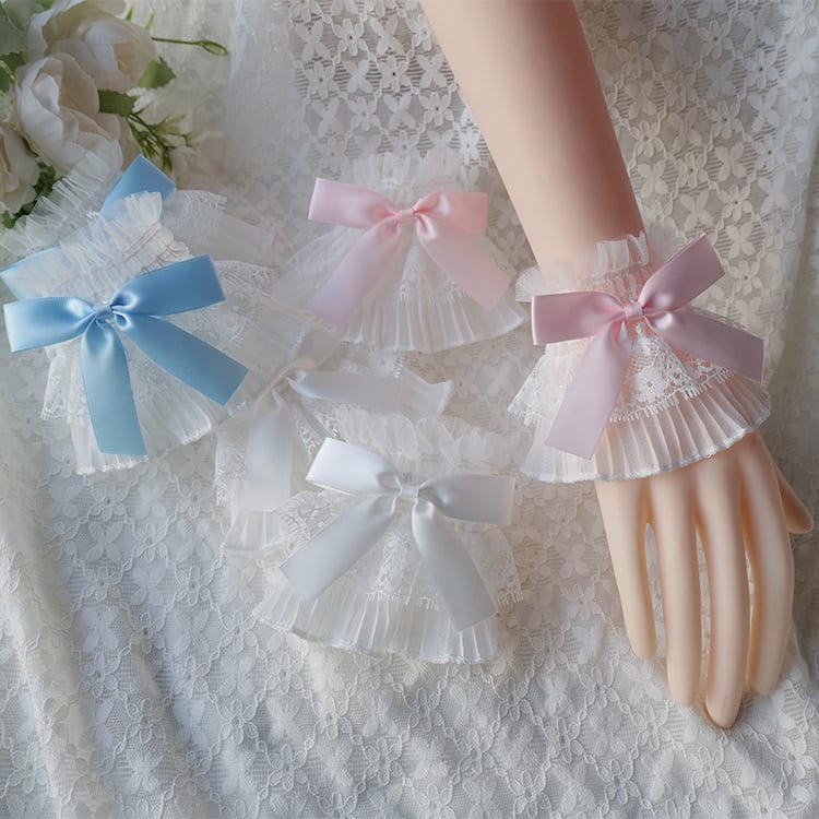 Ladies Bow Lace Wristband view 2