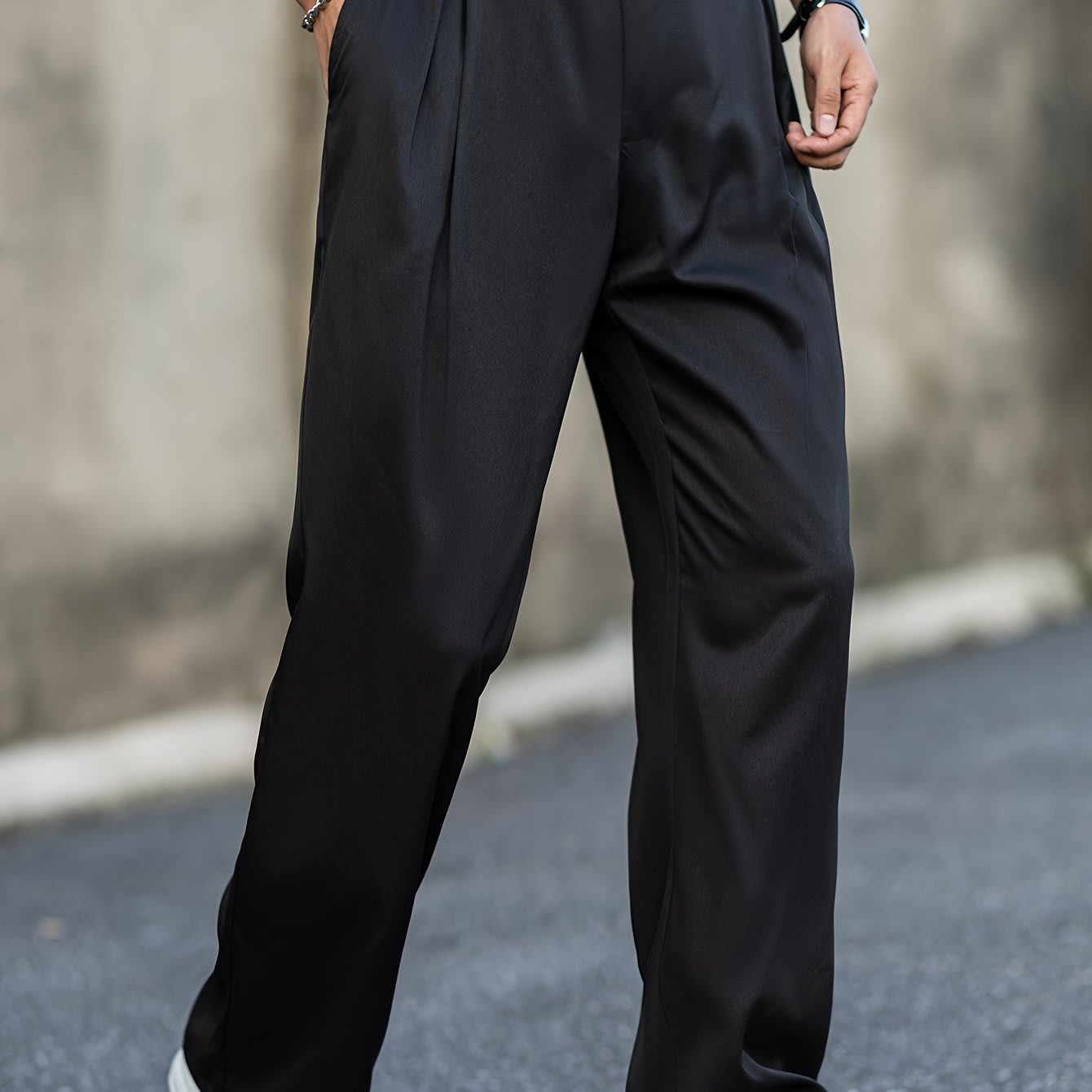 Men's Trousers  Loose Casual Wide Waist view 3