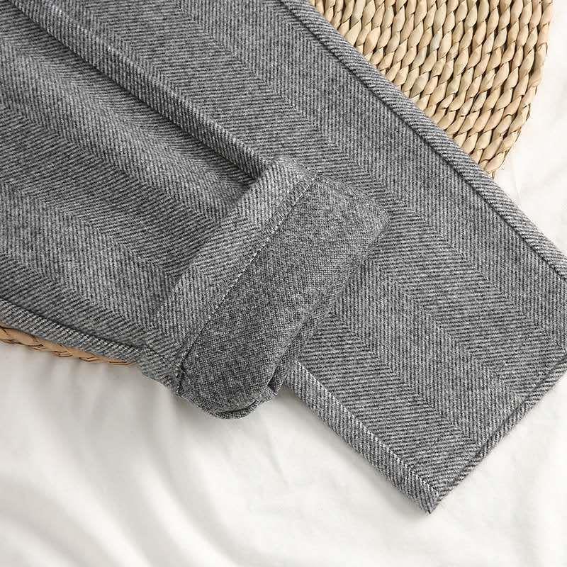 Women's High Waist Slimming And Straight Casual Trousers