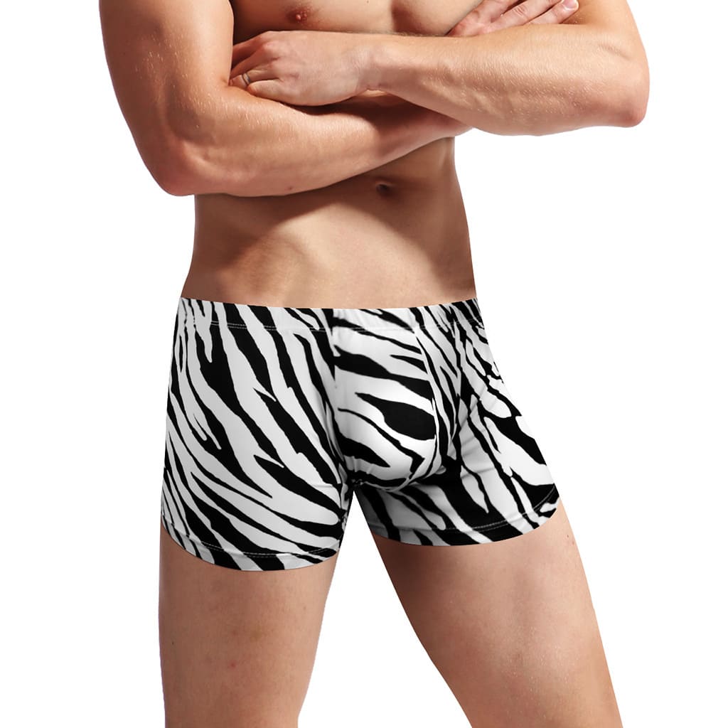 Men's Zebra Low Waist Twill Underpants view 12