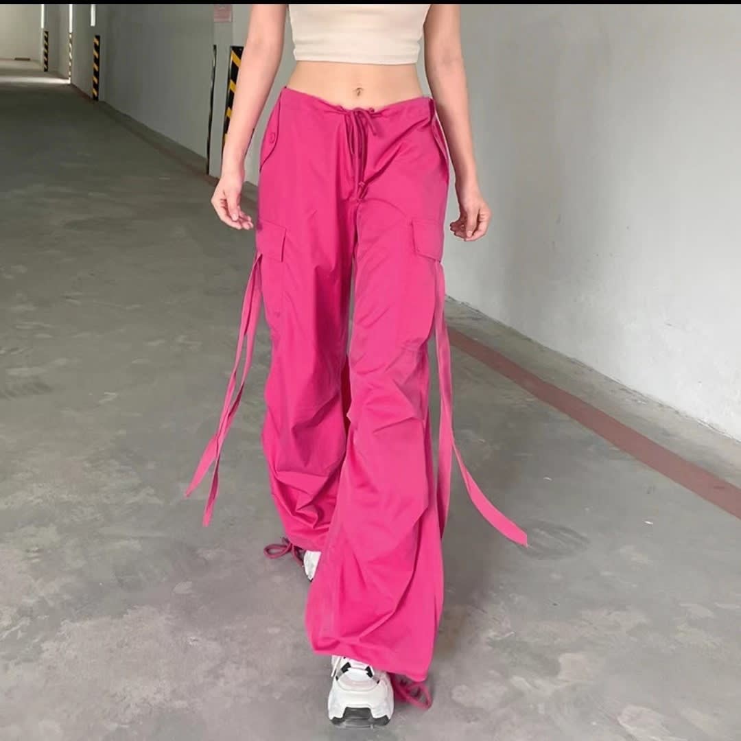 Women's Fashion Wide Leg Casual Trousers