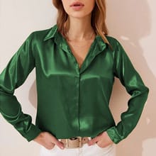 Pleated Design Shirt Outfit Straight-leg Trousers Loose Drooping Two-piece Set view 10