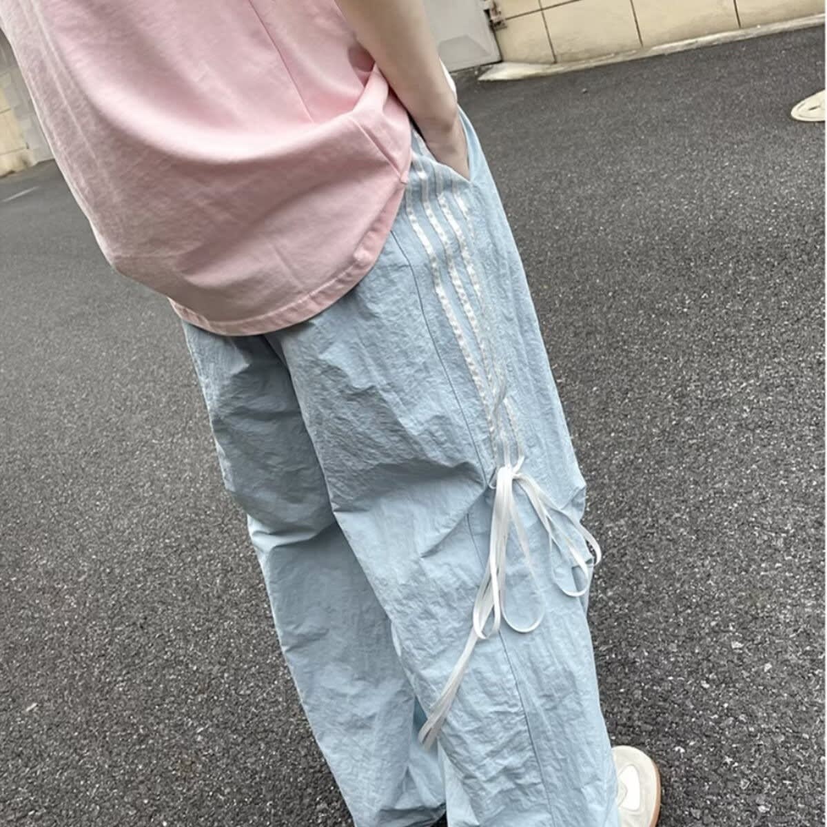 Quick-drying Three-bar Pants Niche Straight Loose Casual Sports Pants view 12