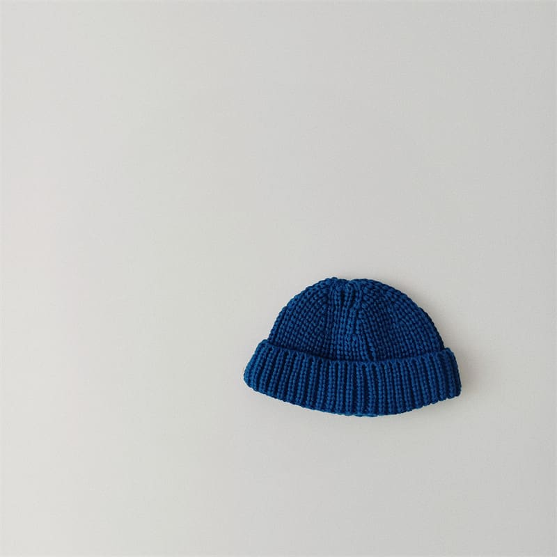 Solid Color Curling Baby Knitted Sleeve Cap view 8