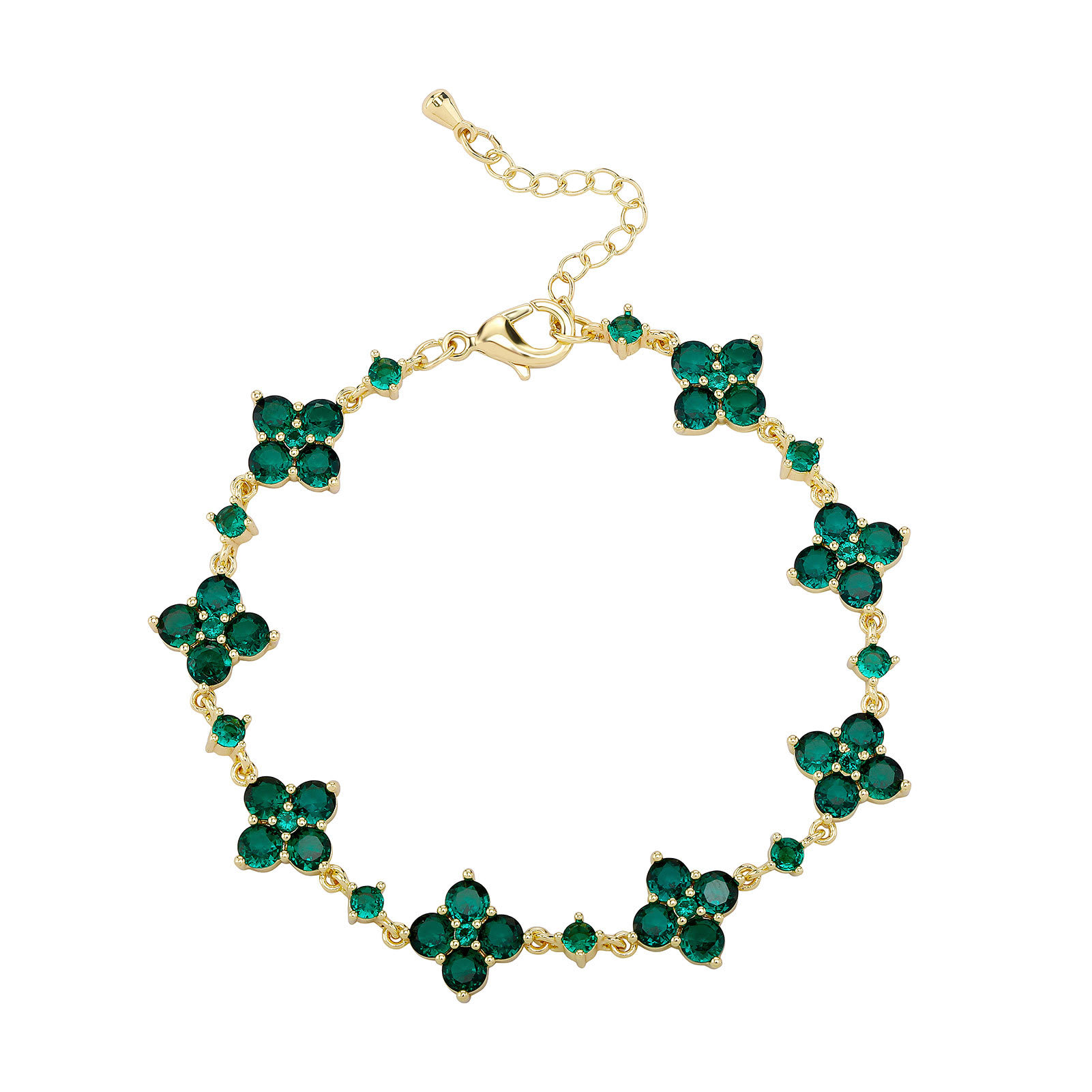 Flower Rhinestone Bracelet Light Luxury Sparking Zirconium High-grade Niche Bracelet Hand Jewelry view 9