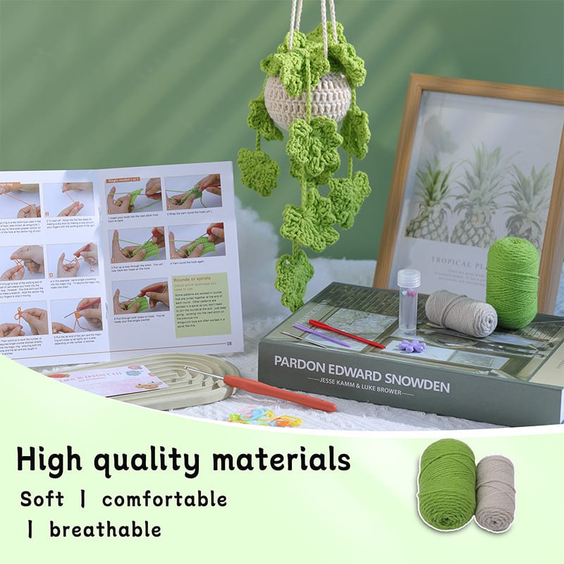 Decorative Plant Crochet Hook Material Package Pendant view 8