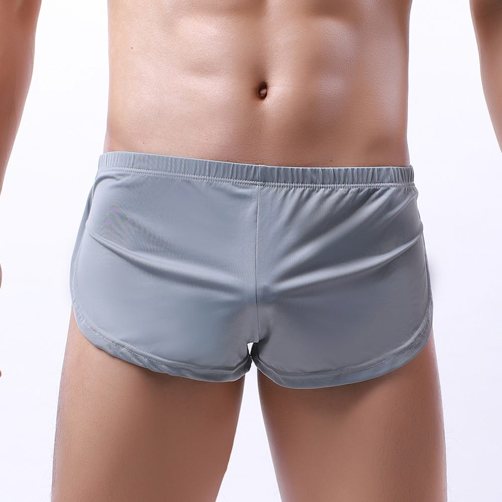 Men's Underwear Silky Round Edge Sports Underwear Home Shorts view 9