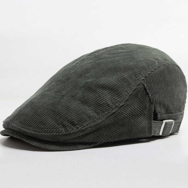 Autumn And Winter Corduroy With Two Hats view 9