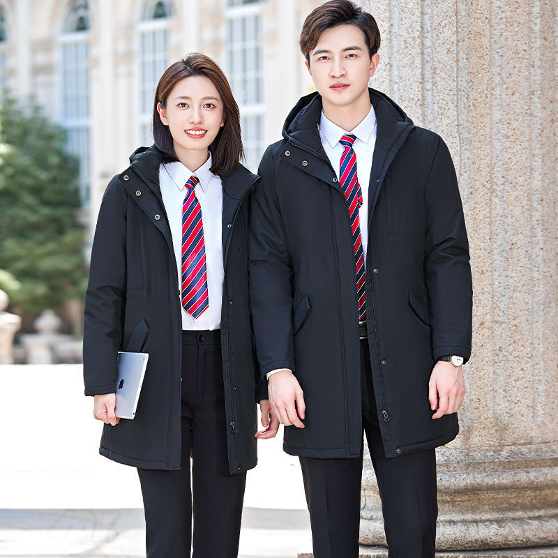Men's And Women's Parka Thickened Cotton-padded Clothes Winter Warm-keeping  Clothing Overalls view 2