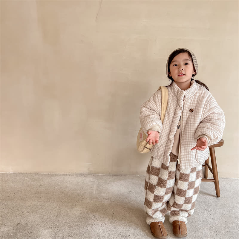 Soft Treatment Fleece-lined Thick Cotton-padded Coat view 5
