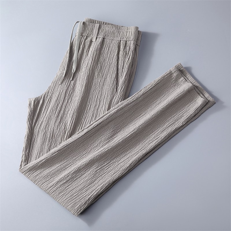 Stretch Waffle Ice Silk Ice Silk Casual Pants view 5