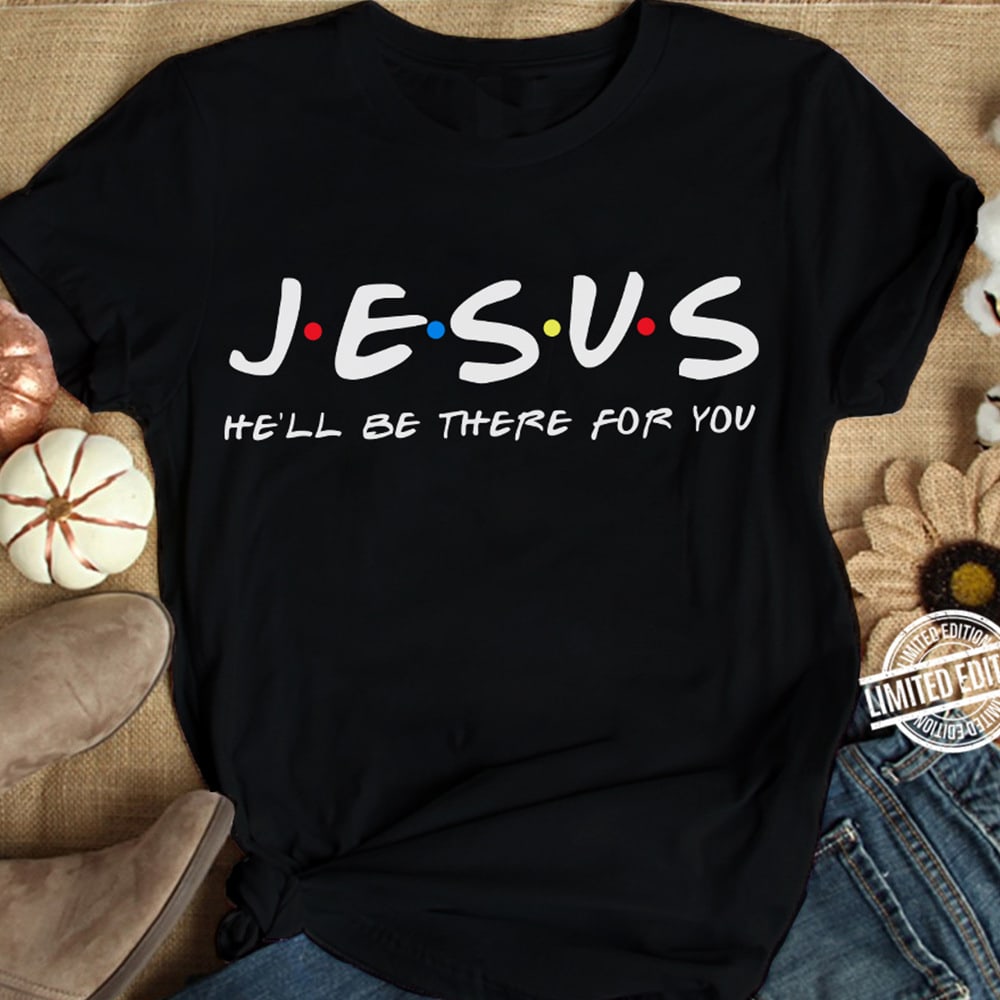JESVS HE'LL BE THERE FOR YOU Casual Letter Short Sleeve view 4