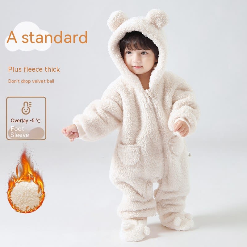 Lambswool Baby Jumpsuit Outer Wear view 15