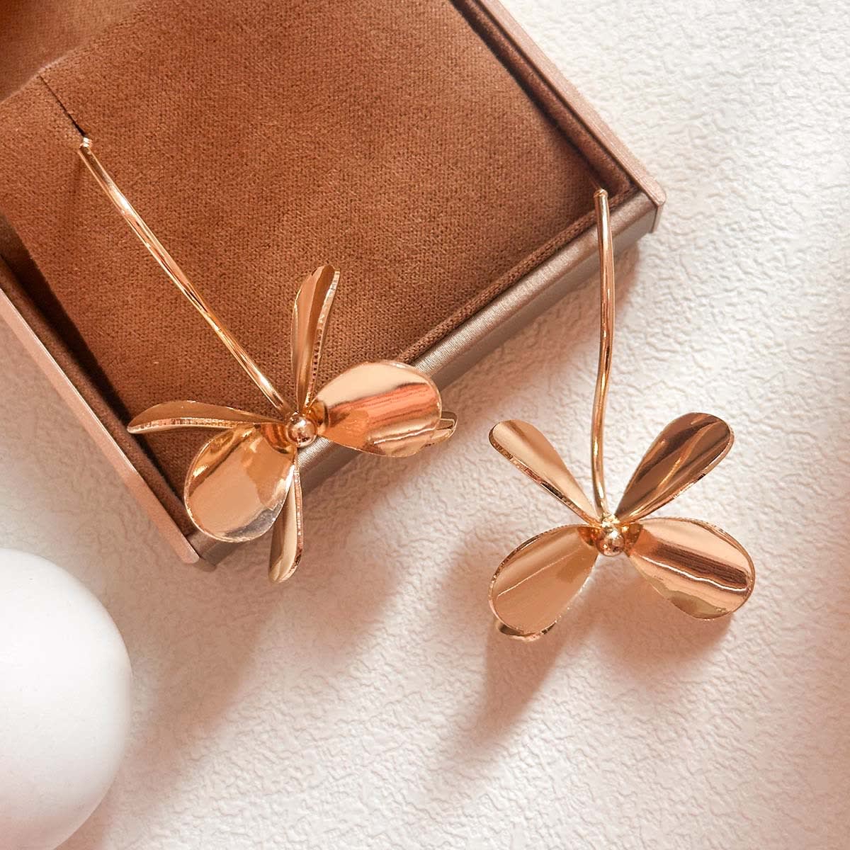 Leaf Earrings Exaggerated Metal Temperament Dragonfly view 4