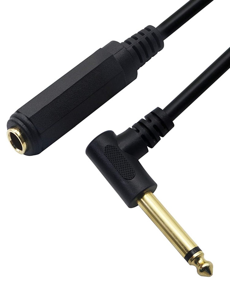 Microphone Audio Male To Female Mono Elbow Audio Cable view 5