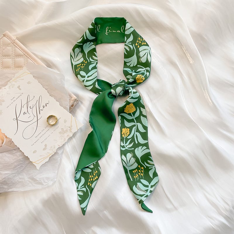 Women's Small Long Ribbon Decorative Scarf Ribbon view 12