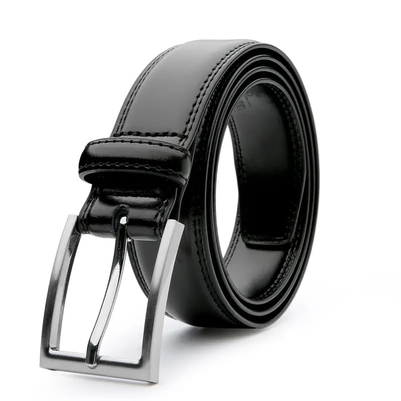 Men's Leather Simple Casual Belt view 4