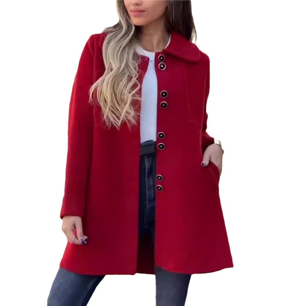 Women's Single-breasted Fleece Thermal Jacket view 2