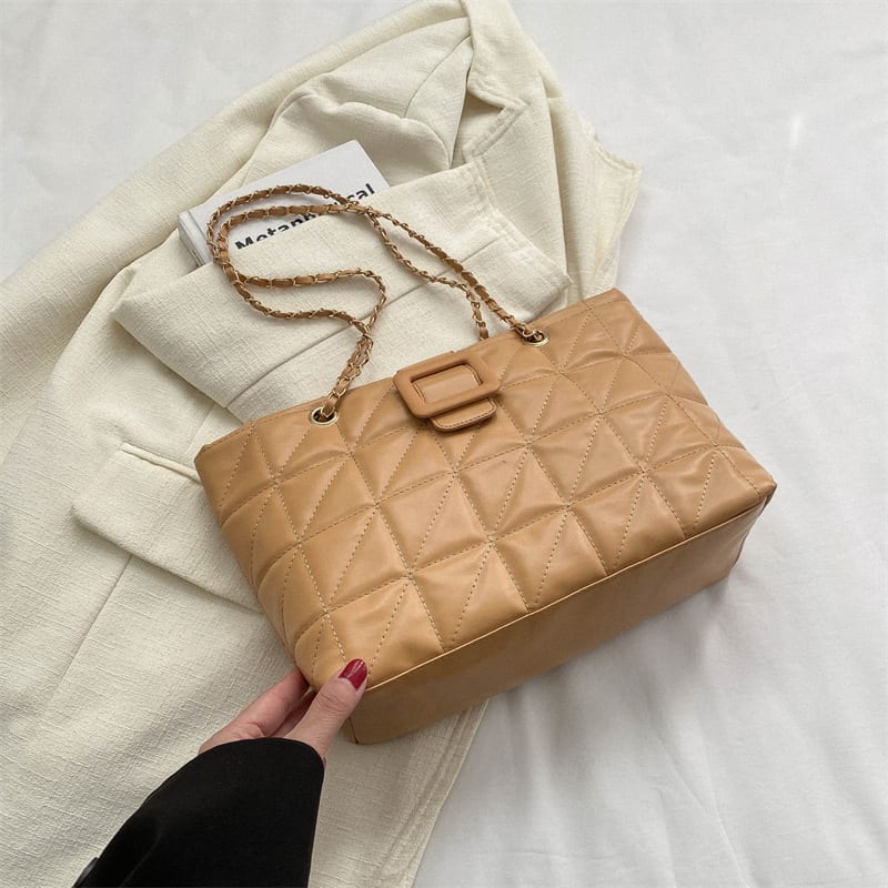 Women Shoulder Bags New Trendy Chic Chanel-style Rhombus Chain Bag view 10