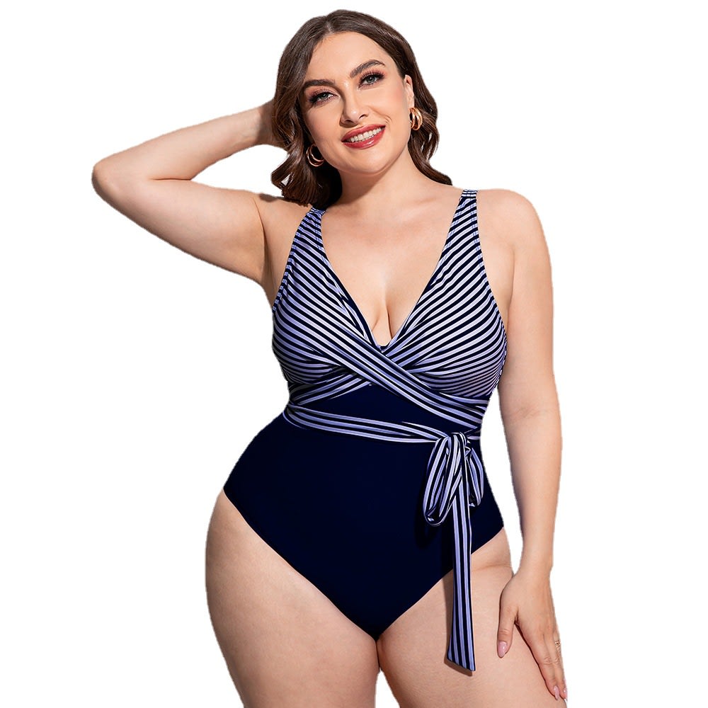 Women's Simple Casual Printed Sports One-piece Swimsuit view 9