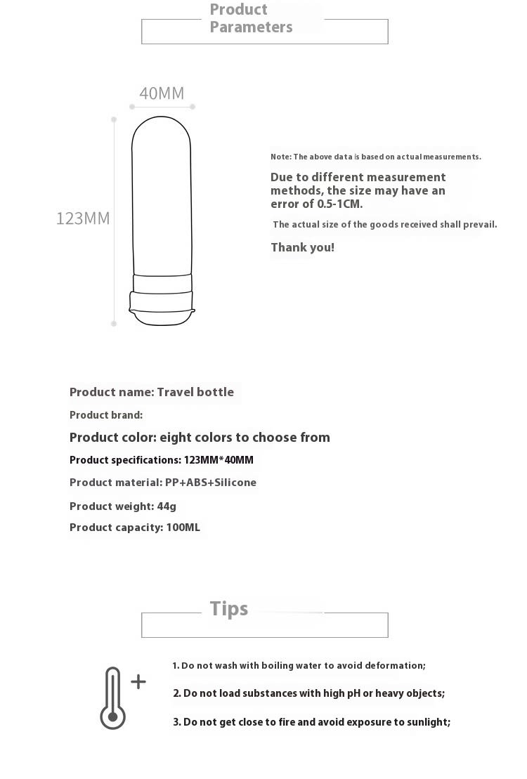 Outdoor Silica Gel Packaging Bottle Squeeze Type view 5