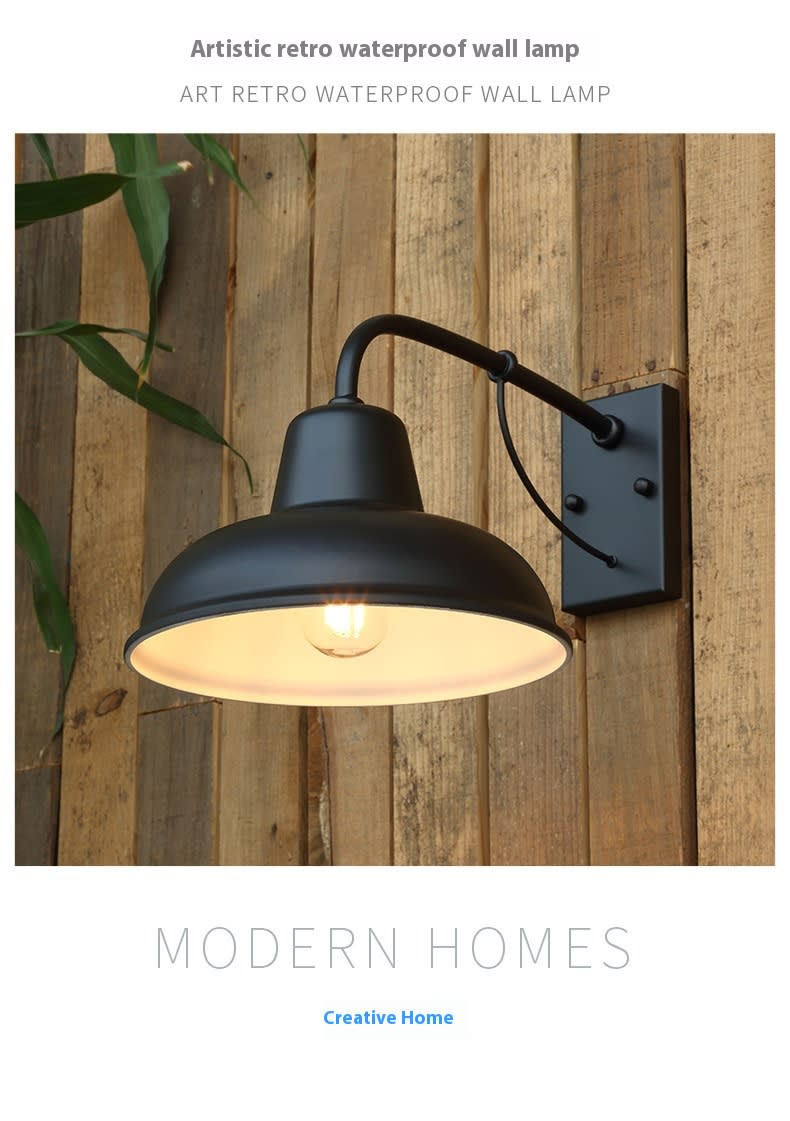Retro LED Outdoor Wall Lamp view 9