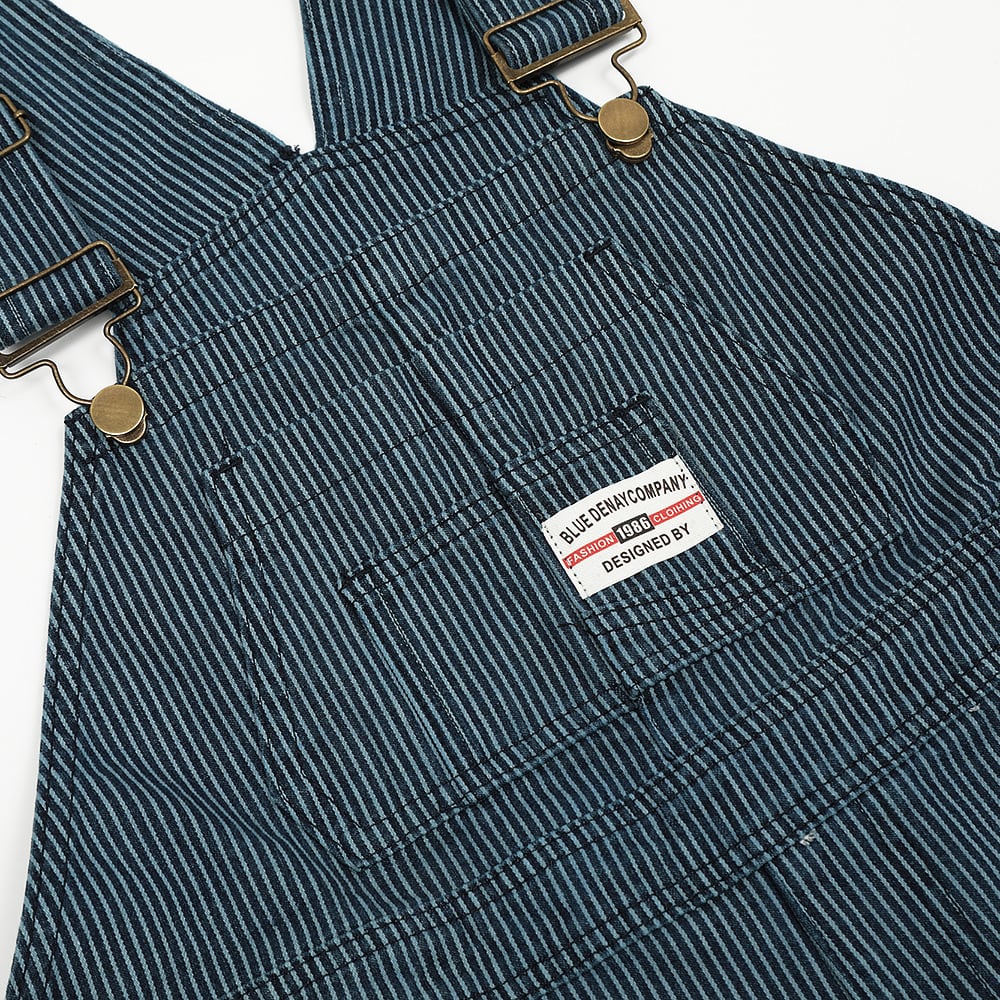 Vertical Stripes Working Bib Top Pants Men view 18