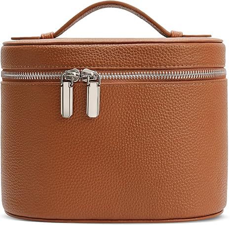 Elastic Band Leather Cosmetic Bag Large Capacity view 7
