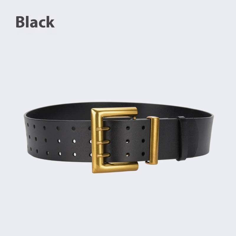 Three Button Waist Belt With Personalized Decorative Needle Buckle view 21
