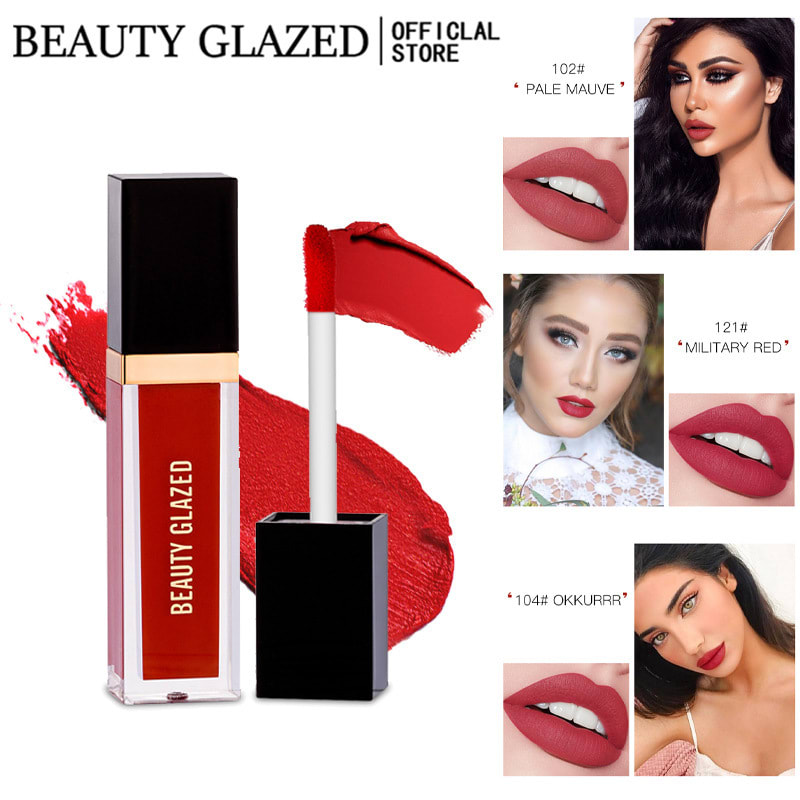 24 Color Lip Lacquer Lipstick Matte No Stain On Cup view 2