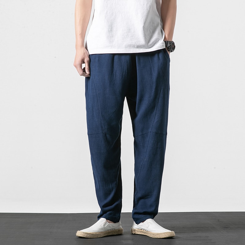 Men's Loose Fashion Polyester Harem Pants view 5