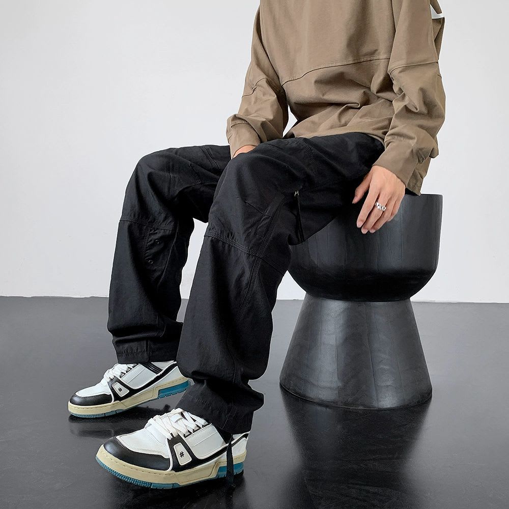 Men's Nylon Quick-drying Water-proof Machine Casual Trousers view 2