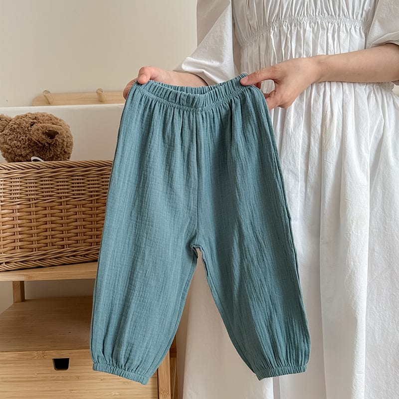 Thin Cotton Cloth Girls' Pajama Pants view 4