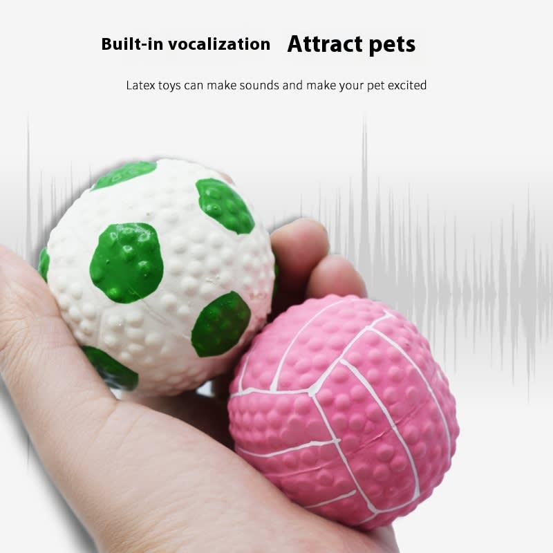 LaTeX Pet The Toy Dog Latex High Elastic Ball view 2