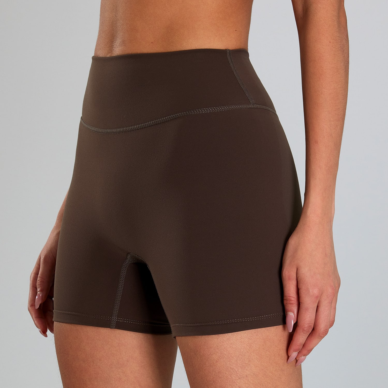 Nude Feel Quick-drying Breathable Yoga Shorts Belly Contracting Fitness Pants view 7