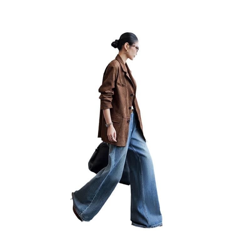 Autumn New Loose Thin Looking Suit Top view 3
