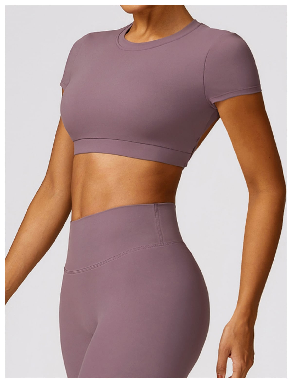 Women's Brushed Back Skinny Running Sports Outerwear Quick-drying Workout Clothes Suit view 14
