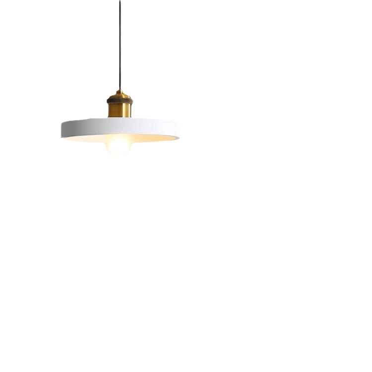 Simple Chandelier Dining Table Bar Lamp Bedroom Bedside Iron Droplight view 9