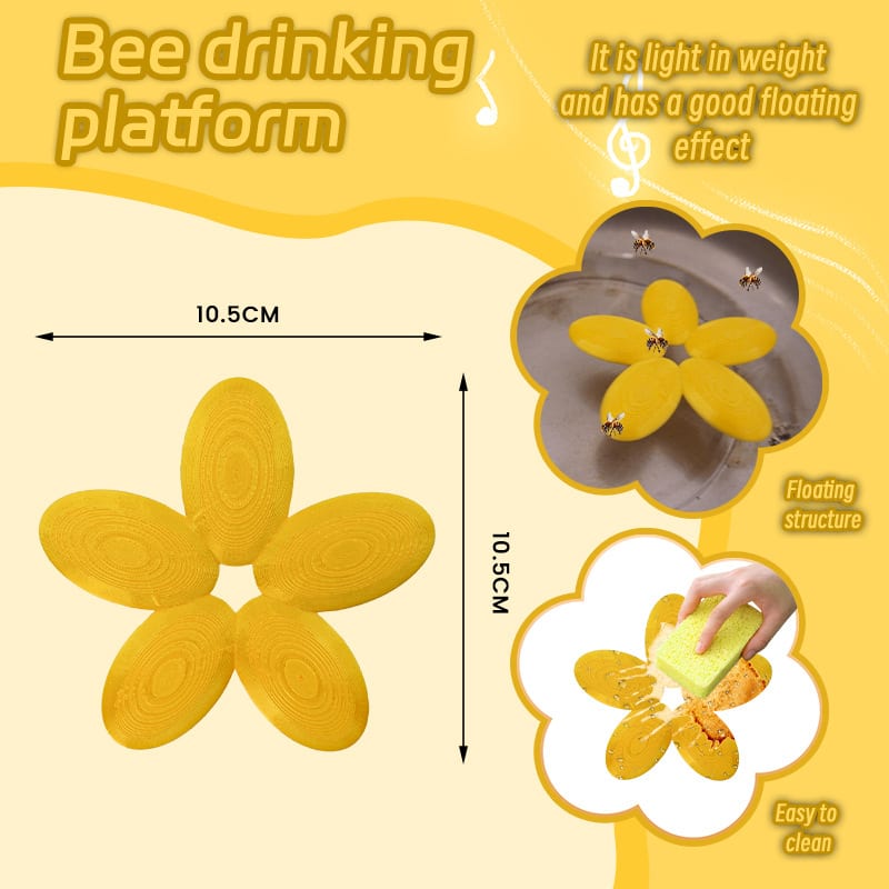 Insect Petal Shape Plastic Drinking Water Platform view 3