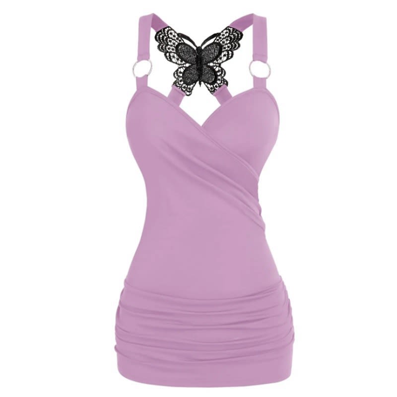 Women's Fashion New Butterfly Galaxy Print Vest view 8