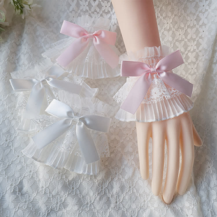 Ladies Bow Lace Wristband