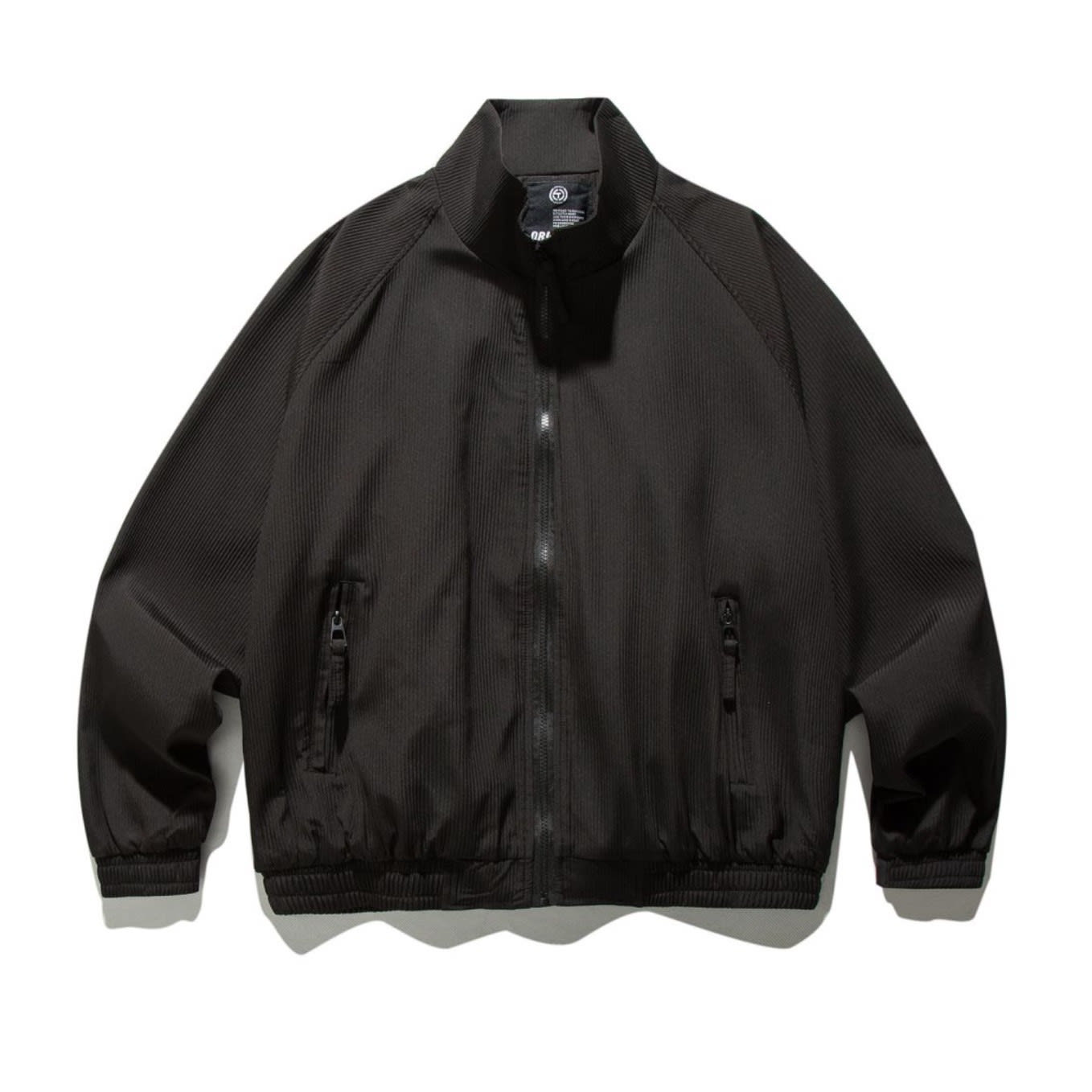 Japanese-style Retro Loose Lapel Raglan Sleeve Zipper Jacket view 15